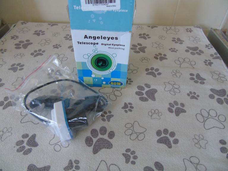 USB CAMERA FOR TELESCOPE B/W OK FOR MOON VIEWS NEW UNUSED