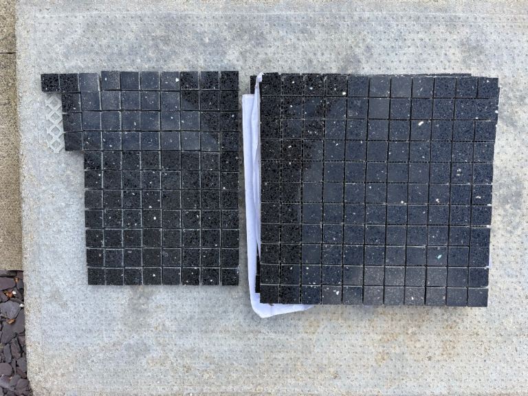 Stardust Black Mosaic Tiles £10
