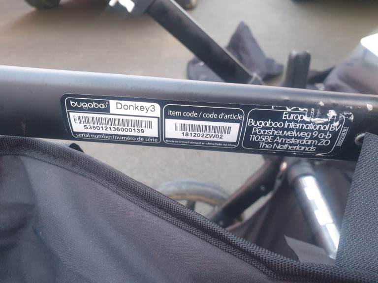 Bugaboo Donkey 3 Black