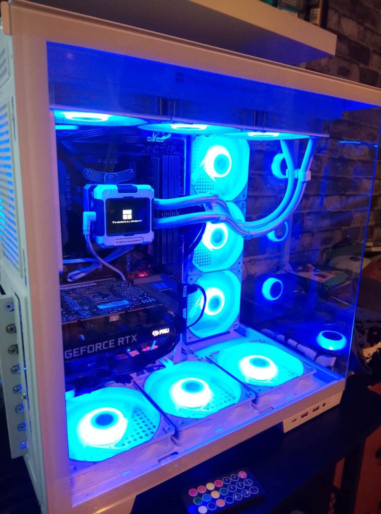 Liquid cooked gaming pc