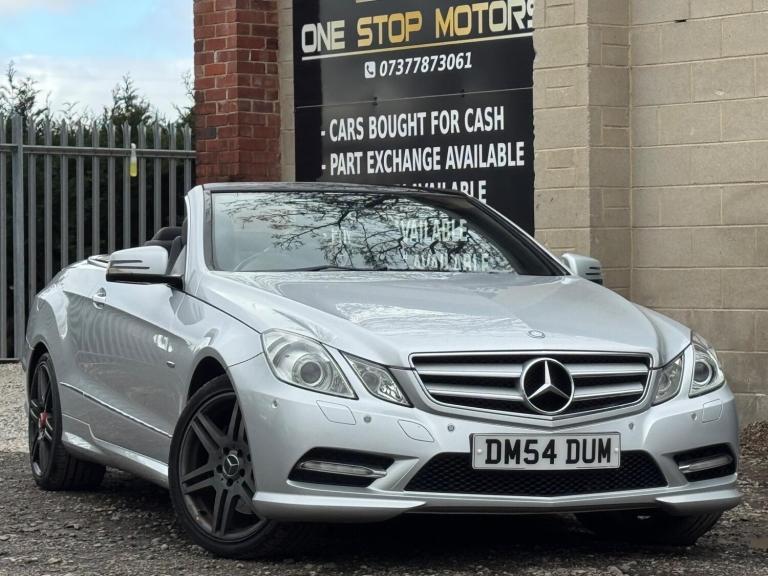 2012 Mercedes-Benz E Class 2.1 E250 CDI BlueEfficiency Sport Cabriolet G-Tronic+ Euro 5 (s/s) 2dr...