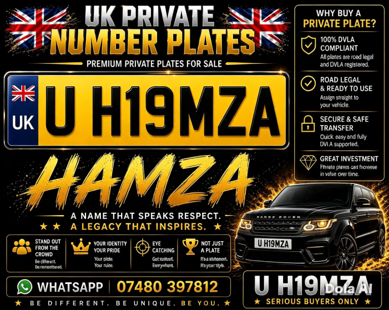 CHERISHED NUMBER PLATES – PERSONALISED PRIVATE REGISTRATIONS