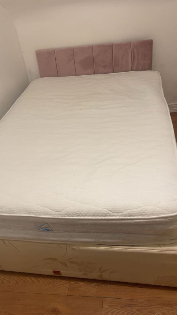 Double bed and mattress 