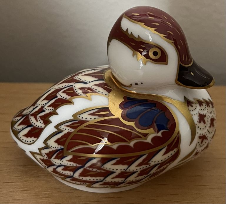 Royal Crown Derby Duckling paperweight