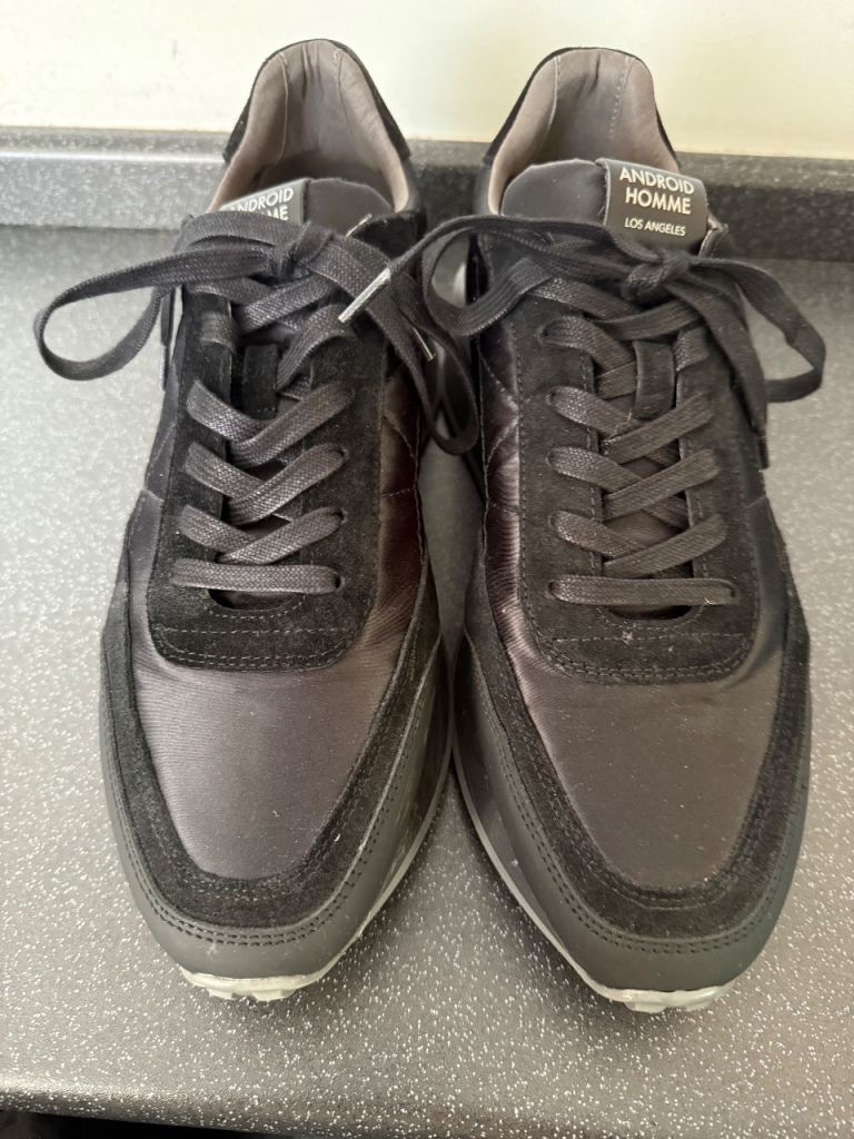 Men’s Designer Android Homme Los Angeles Black Shoes Trainers Size UK9