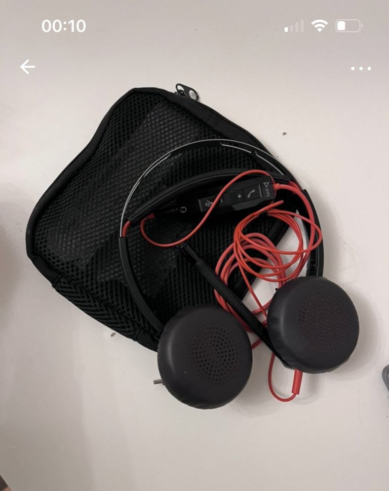 Unused Poly blackwire 5220 Usb A headset