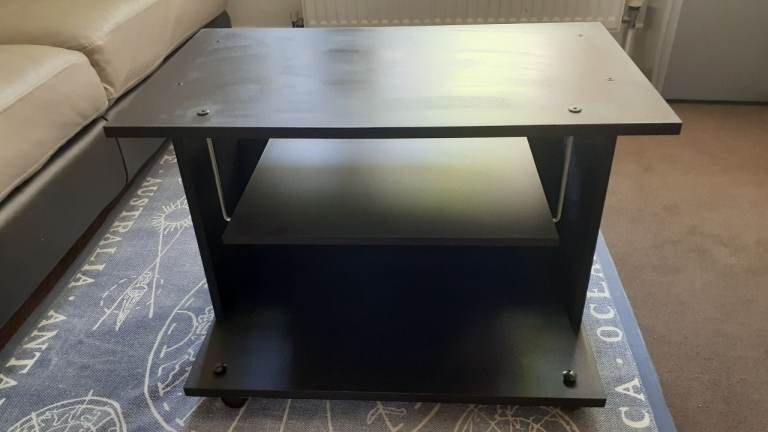 Modern Chic Timeless Nova Esmée Scandinavian BLACK Matt TV/Coffee/Side Table in perfect condition