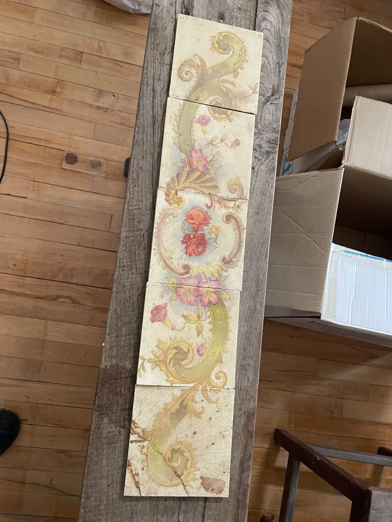 Set of Victorian tiles 