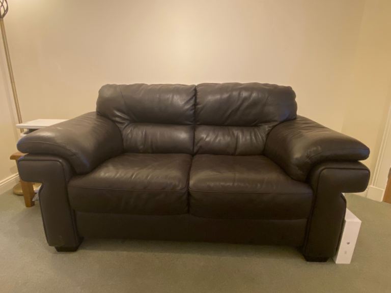 Two-seater Leather Sofa for sale
