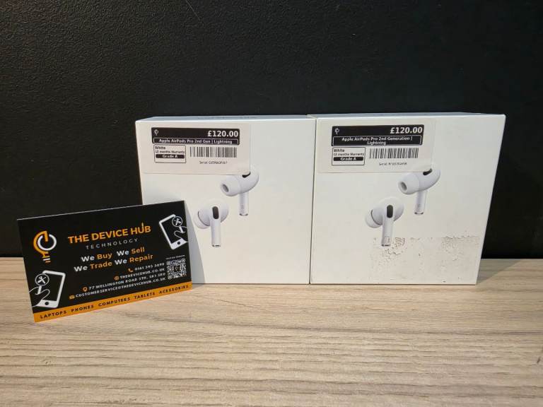 Apple Airpods Pro 2nd Generation - Lightning - Like New - 12 Months Warranty 