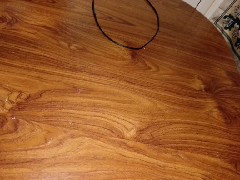 Solid vintage oak dining table 