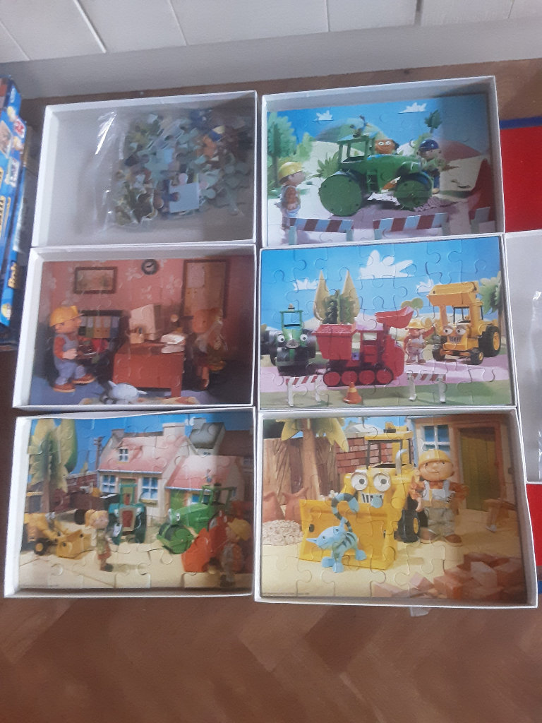 Bob the builder puzzels .All complete and boxed .
