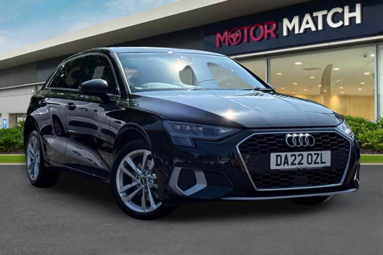 2022 Audi A3 1.4 TFSIe 40 Sport Sportback S Tronic Euro 6 (s/s) 5dr 13kWh Hatchback PETROL/ELECTR...