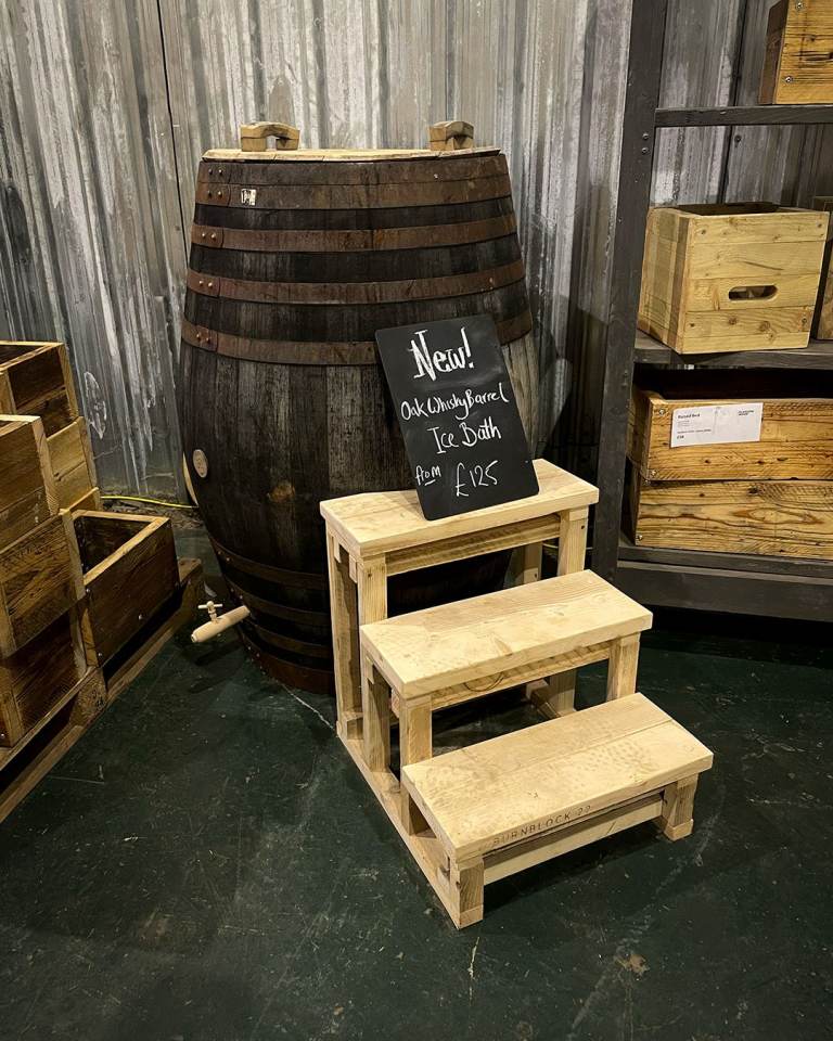 Whisky Barrel Ice Baths (delivery available)