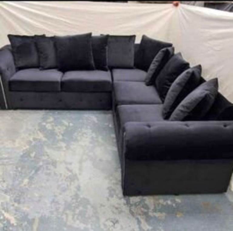 image for ✔❤Branded Corner L Shape Sofa 3+2 Seater  With Footstool For Sale