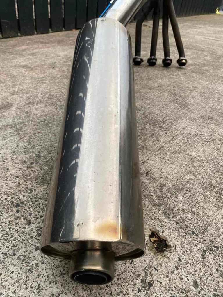 Kawasaki zx12 titanium exhaust full system