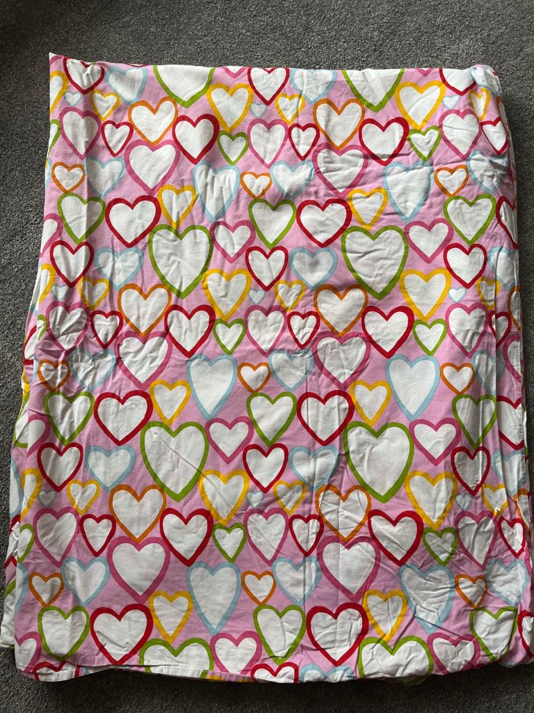 Single duvet cover, fitted sheet and pillow case