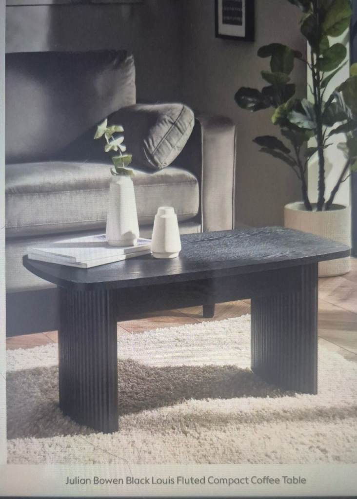 Julian Bowen fluted coffee Table 