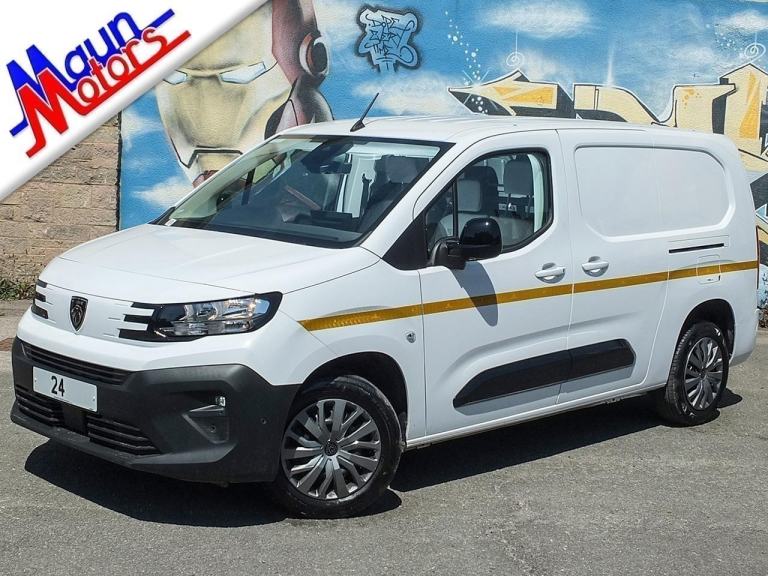 2024 Peugeot Partner 1000 ASPHALT Long BlueHDi 100PS S&S Euro 6, Air Con, SATNAV