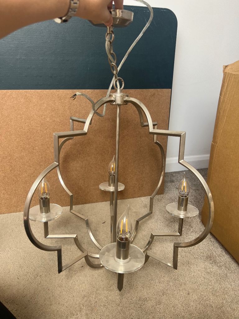 Garland Pendant Chrome 4 Light Ceiling Light