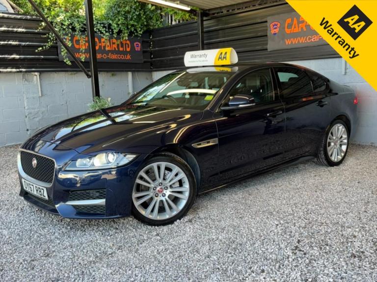 JAGUAR XF 2.0 d R-Sport Blue Auto Diesel 2017+SAT-NAV+HEATED LEATHER+P-SENSORS