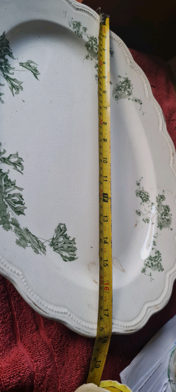 Collectible old vintage meat platter 