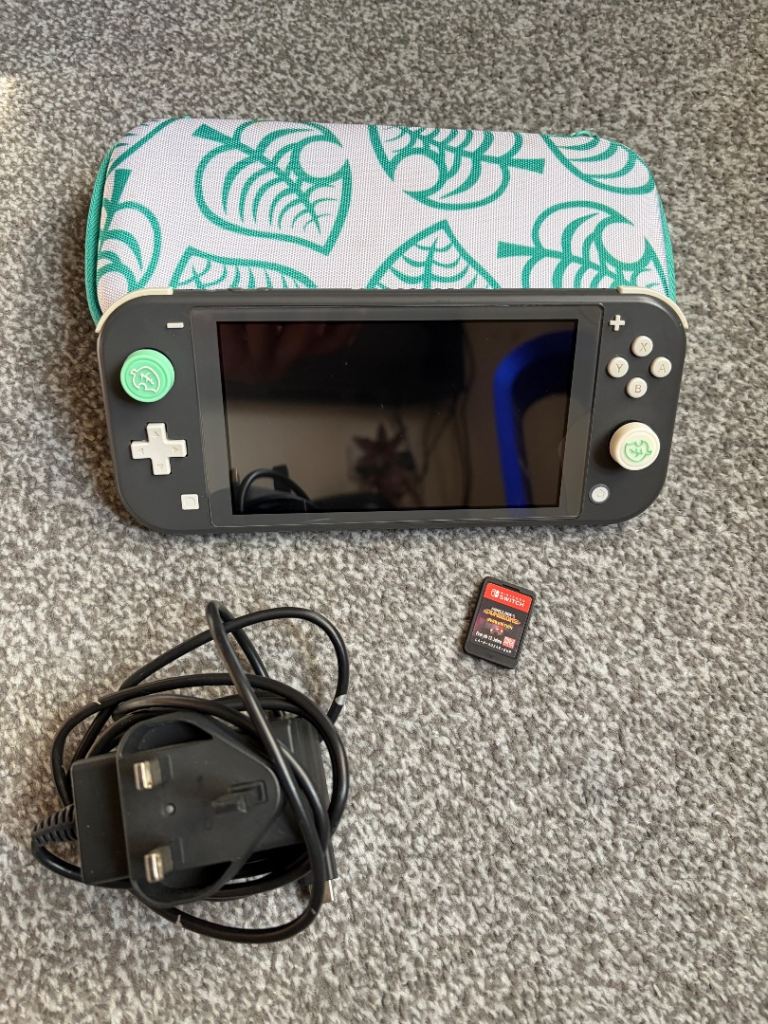Nintendo Switch Lite Grey with Minecraft Dungeons & Case
