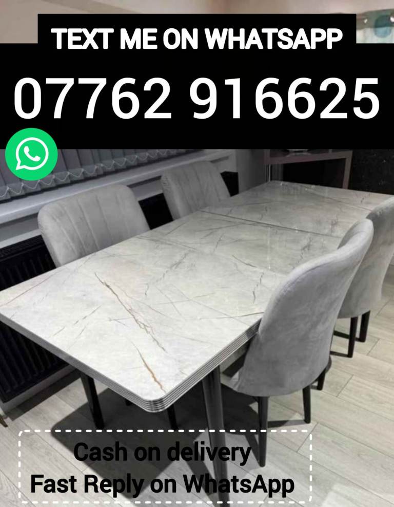 Dining Table with 6 chairs