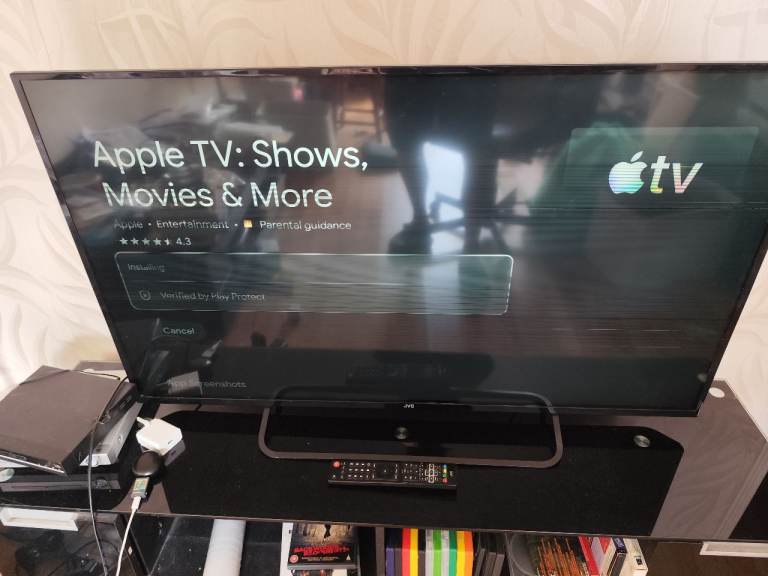 JVC LT-50CA890 50-inch Smart 4K Ultra HD HDR LED Android TV for Spares/Repair