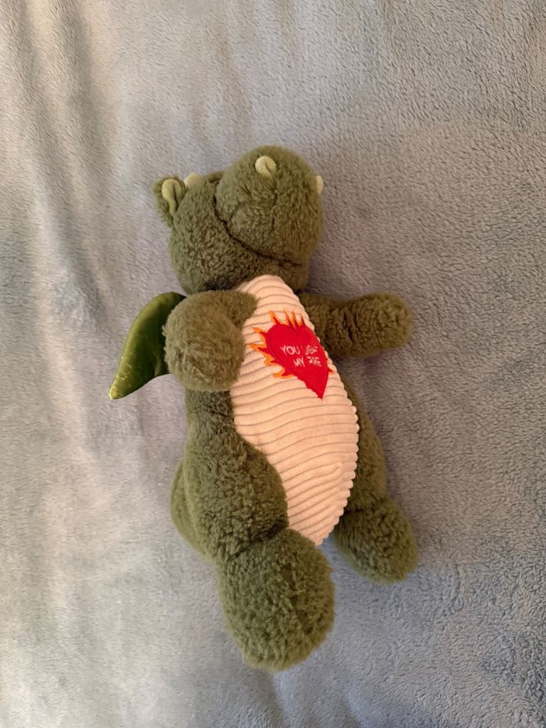 image for Snuggle Green Plushy Dragon 