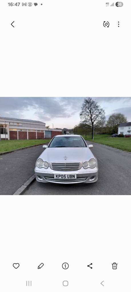 Mercedes-Benz, C CLASS, Saloon, 2005, Semi-Auto, 1796 (cc), 4 doors