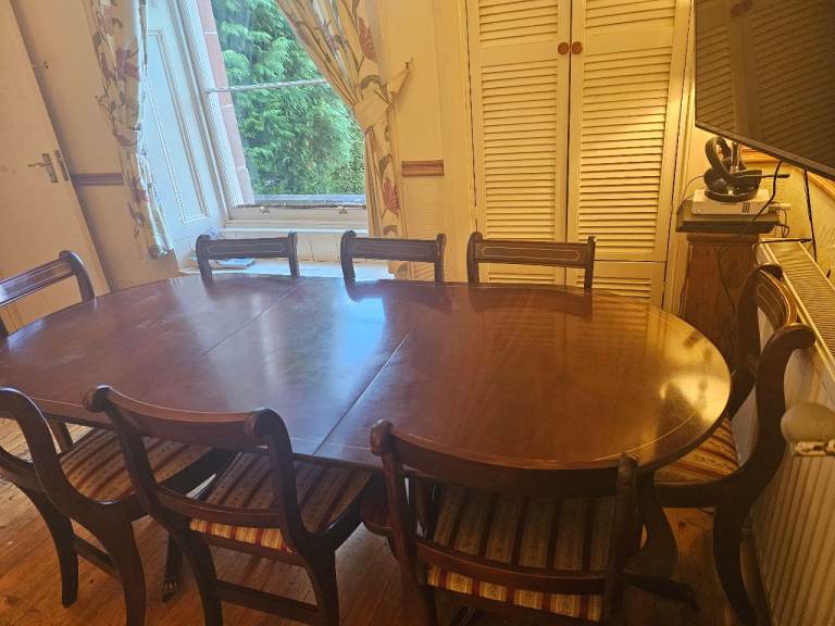 image for Dining table with 8 chairs 
