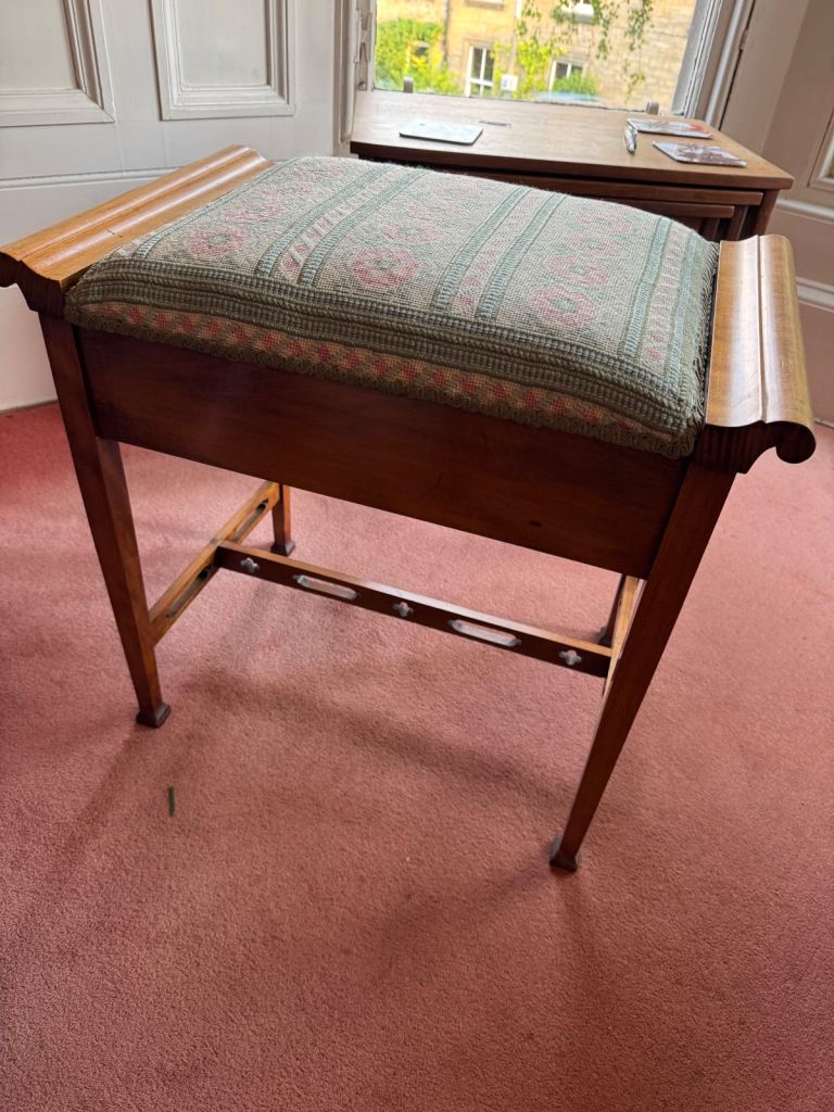image for Antique piano stool