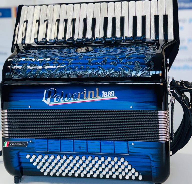SOLD ….. Polverini Piano Accordion 