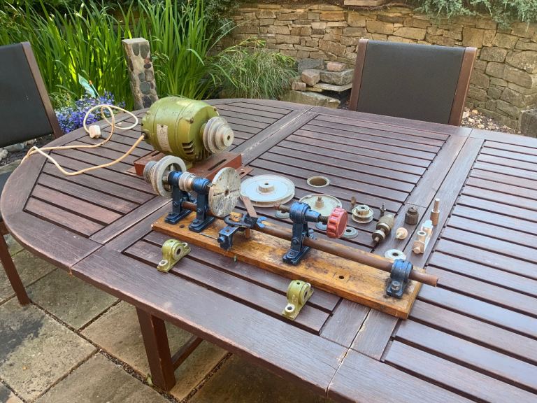 Carpenters wood lathe.