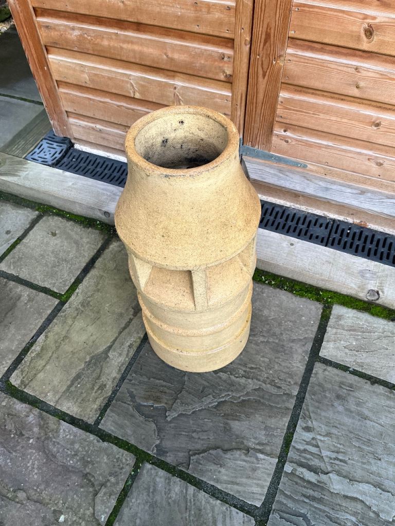 A large and attractive round chimney pot for the garden.