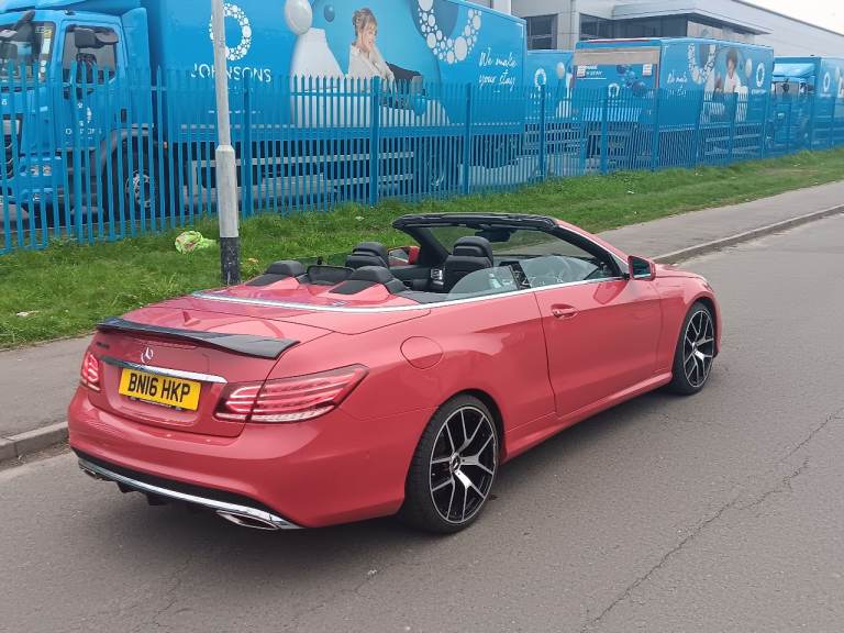 Mercedes-Benz E220D AMG LINE AUTO HPI CLEAR CONVERTIBLE FSH