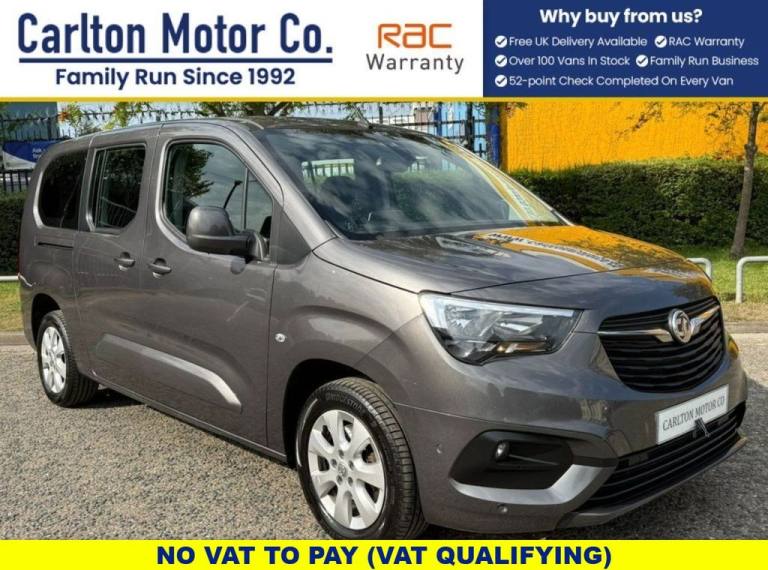 2020 Vauxhall Combo Life 1.2 Turbo GPF Energy XL MPV 5dr Petrol Manual Euro 6 (s/s) (110 ps) MPV ...