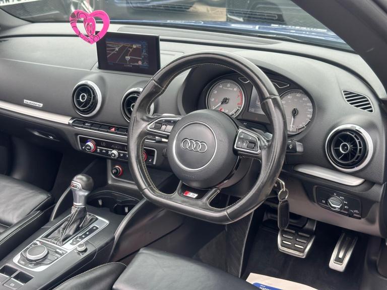  Audi S3 2.0 TFSI Cabriolet S Tronic quattro Euro 6 (s/s) 2dr (Nav) Petrol Automatic