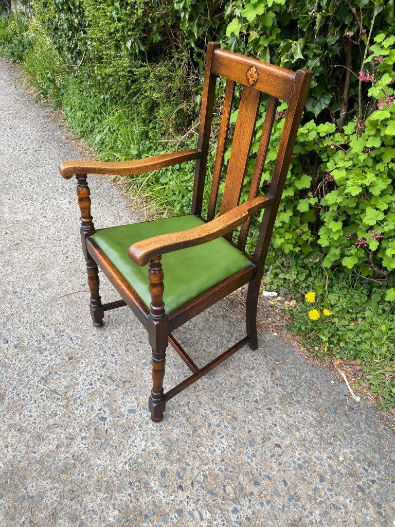 Antique Arts and Crafts Style Armchair