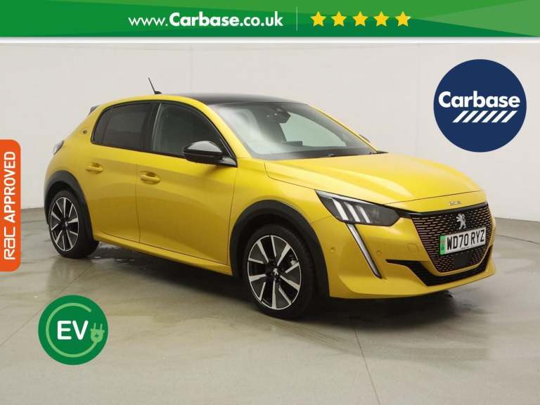 2021 Peugeot E-208 50kWh GT Hatchback 5dr Electric Auto (136 ps) Hatchback ELECTRIC Automatic