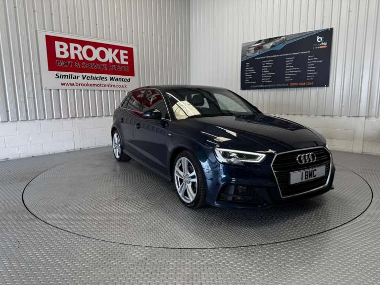 2017 Audi A3 1.5 TFSI CoD S line Sportback S Tronic Euro 6 (s/s) 5dr HATCHBACK Petrol Automatic
