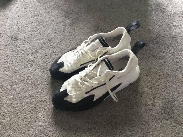 White and Black Trainers – Good Condition