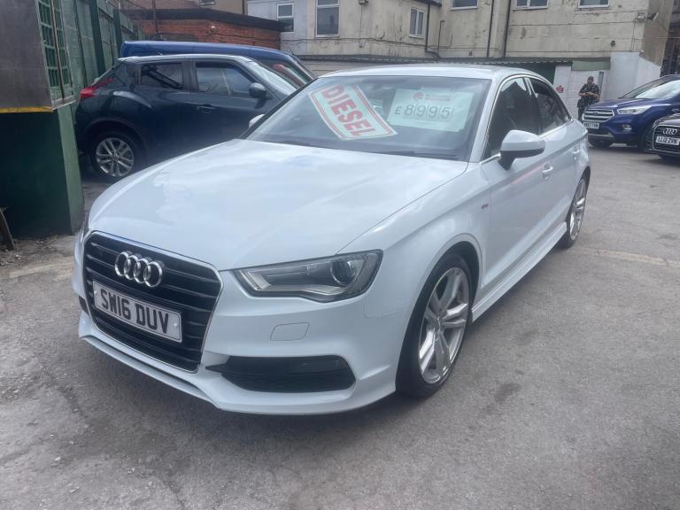 2016 Audi A3 2.0 TDI 184 S Line 4dr [Nav] SALOON Diesel Manual