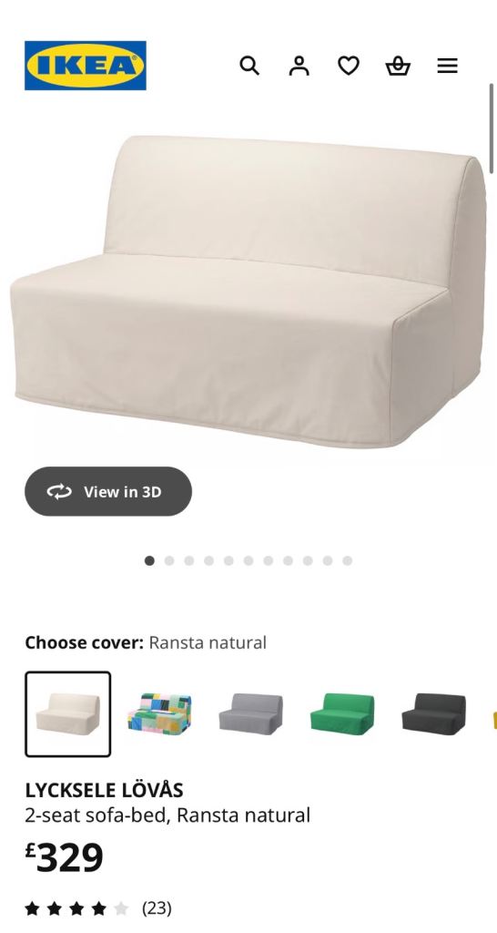 Sofabed (IKEA)