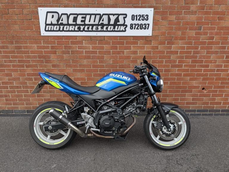SUZUKI SV650, 2016 66 PLATE, 3217 MILES, BLUE, HPI CLEAR, USED MOTORCYCLE