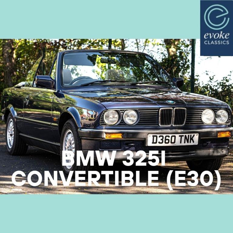 1987 BMW 3 Series 325i 2dr Convertible CONVERTIBLE Petrol Manual