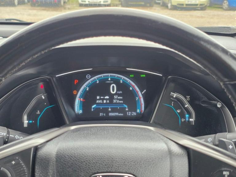 2018 Honda Civic 1.0 VTEC Turbo EX Hatchback 5dr Petrol CVT Euro 6 (s/s) (126 ps) Hatchback Petro...