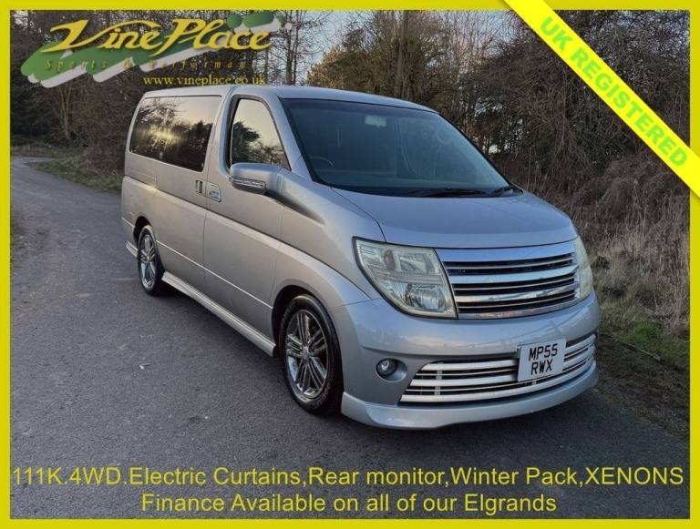 2006 Nissan Elgrand Rider 3.5 4WD, LPG MPV Petrol/LPG Hybrid Automatic