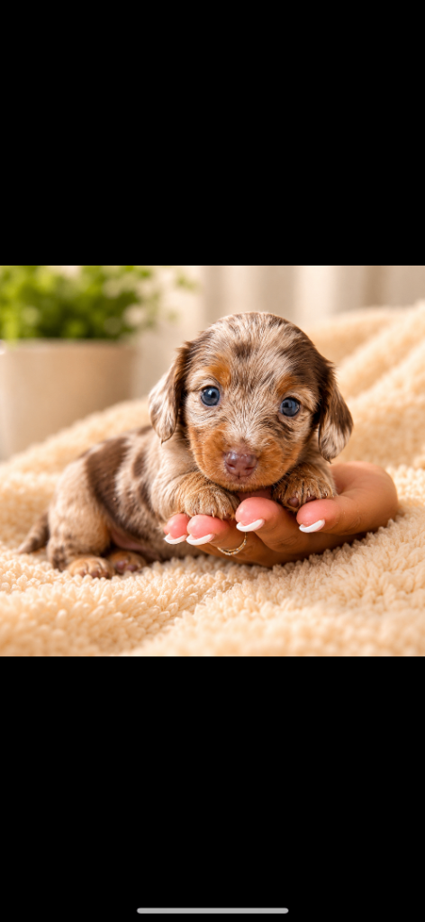 Long haired miniature dachshund puppies for sale Boy 